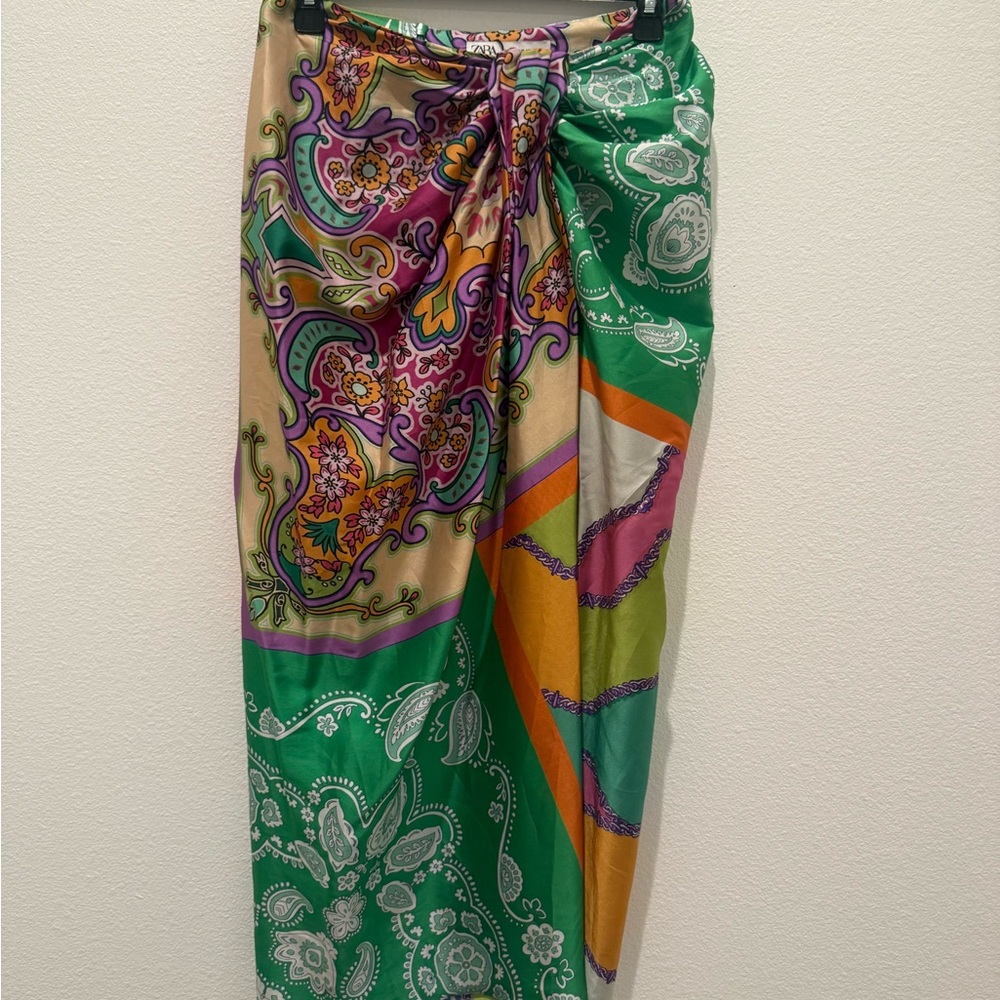 Zara Paisley Skirt